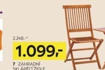 ZAHRADNÍ SKLÁDACÍ ŽIDLE