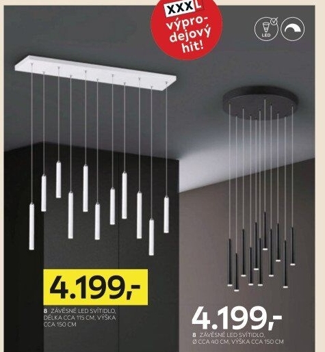 ZÁVĚSNÉ LED SVÍTIDLO