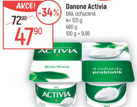 Bílý jogurt Activia Danone