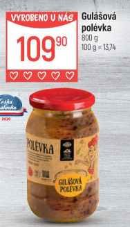 Gulášová polévka Globus