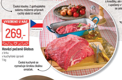 Hovězí pečeně z krku Globus
