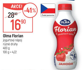 Jogurtový nápoj Florian Olma