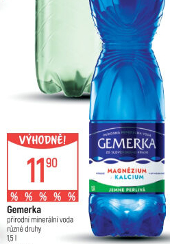 Minerální voda Gemerka