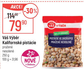 Pistácie pražené Váš Výběr
