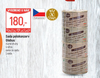 Sada polokonzerv Globus