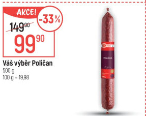 Salám Poličan Váš Výběr