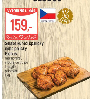 Selské kuřecí stehna marinovaná Globus