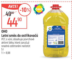 Směs do ostřikovačů letní OHO