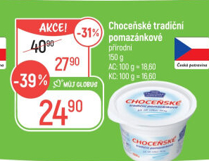 Tradiční pomazánkové Choceňské