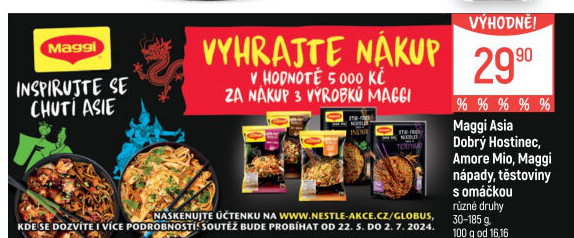 Jídla instantní Asia Maggi