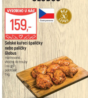 Selské kuřecí stehna marinovaná Globus