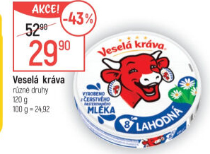 Sýr tavený Veselá kráva