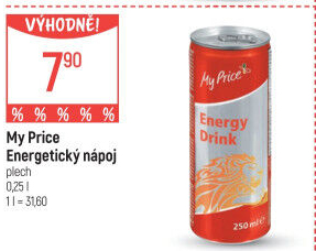 Energetický nápoj My Price