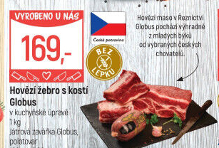 Hovězí žebra s kostí Globus