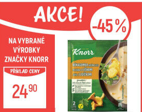 Instantní polévky Knorr