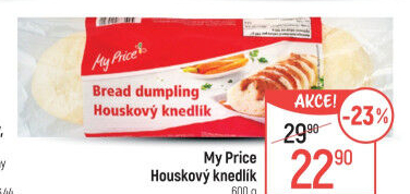 Knedlík houskový My Price