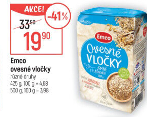 Ovesné vločky Emco