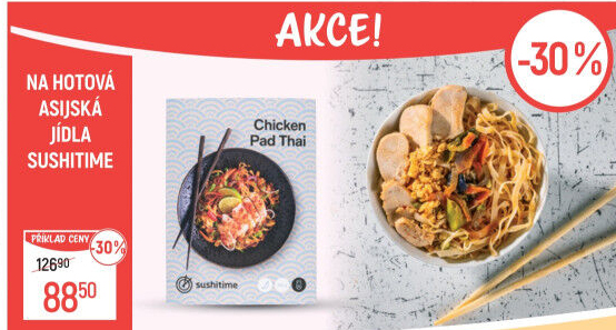 Pad Thai s kuřecím masem Sushtime