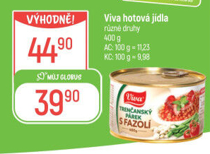 Párek trenčanský s fazolí Viva