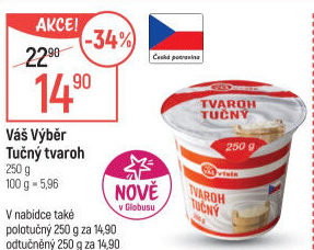 Tvaroh tučný Váš Výběr