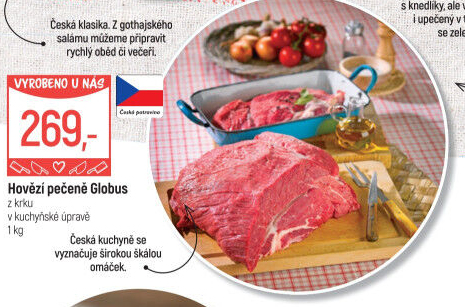 Hovězí pečeně z krku Globus