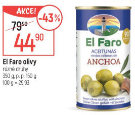 Olivy plněné El Faro