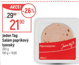 Salám lyonský paprikový Jeden Tag