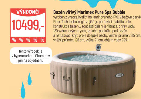 Bazén vířivý nafukovací Pure Spa Marimex