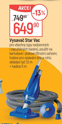 Bazénový vysavač Star Vac Marimex