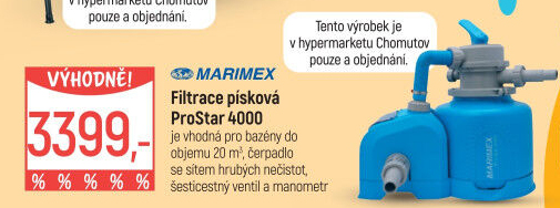 Písková filtrace ProStar 4000 Marimex