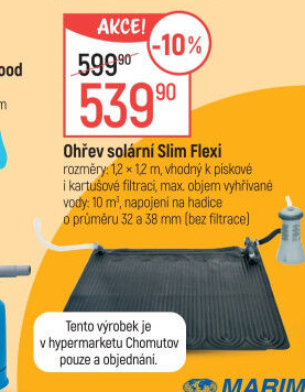 Solární ohřev Slim Flexi Marimex