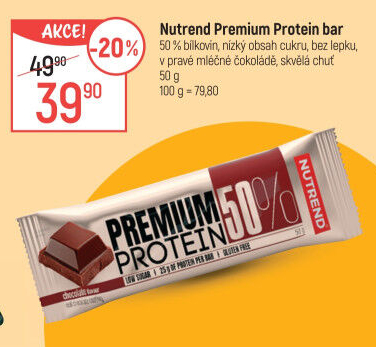Tyčinka Premium Protein Nutrend