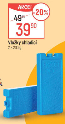 Náplně do chladicího boxu - chladicí vložky