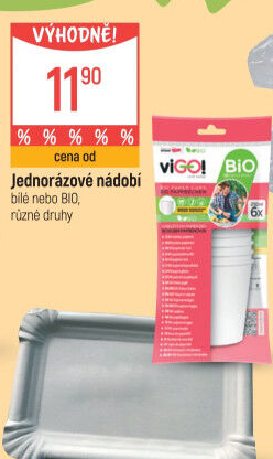 Papírové jednorázové nádobí