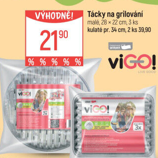 Tácky grilovací Vigo