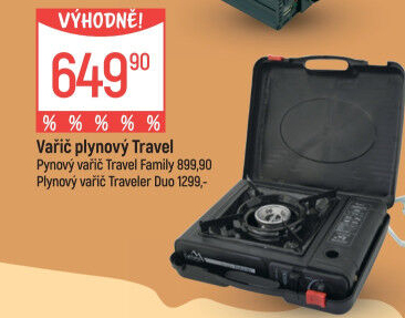 Vařič plynový Traveler Cattara