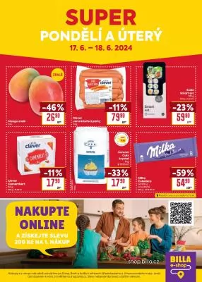akční leták BILLA 12.6.2024-18.6.2024