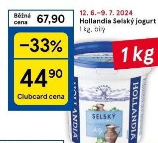 Bílý jogurt selský Hollandia