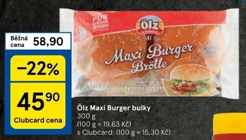 Bulky na hamburger Ölz
