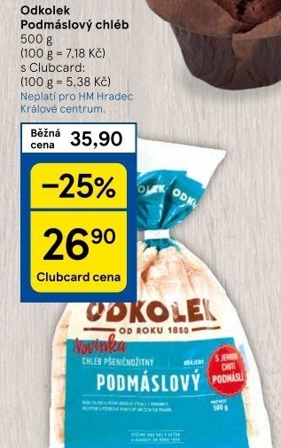 Chléb podmáslový Odkolek