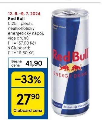 Energetický nápoj Red Bull
