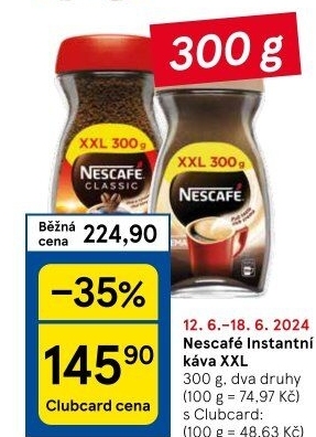 Instantní kávy Nescafé