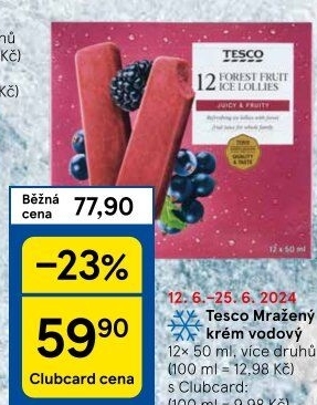 Nanuk ovocný Tesco