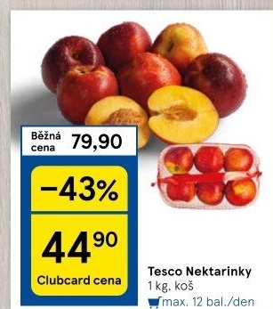 Nektarinky Tesco