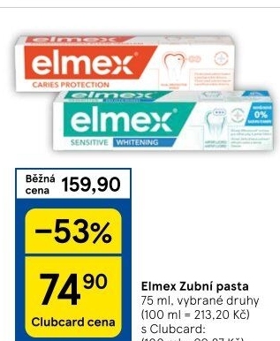 Pasty na zuby Elmex
