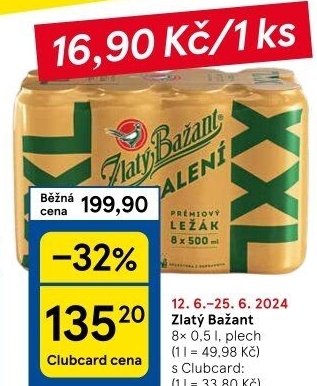 Pivo Zlatý Bažant