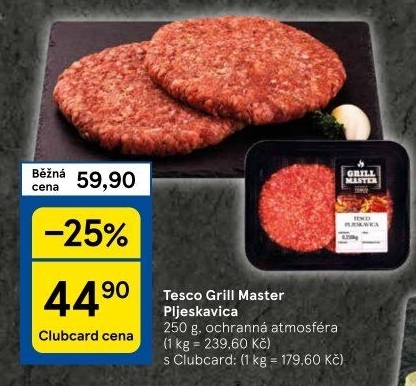 Pljeskavica Grill Master Tesco