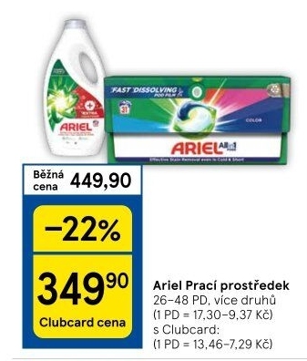 Prací prostředky Ariel