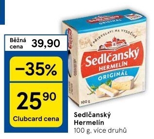 Sýr Hermelín Sedlčanský