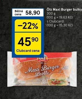 Bulky na hamburger Ölz